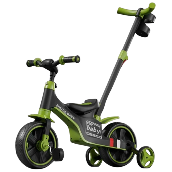 Triciclu Caider 58367 Green  Plastic / Pentru copii photo 1