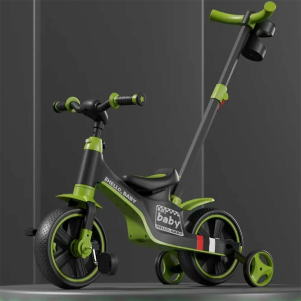 Triciclu Caider 58367 Green  Plastic / Pentru copii photo 2
