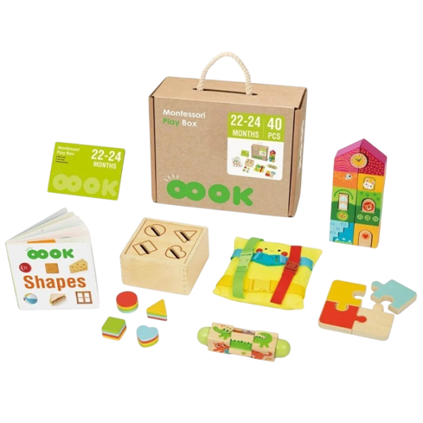 Joc educativ Tooky Toy Montessori Dezvoltare, 2+