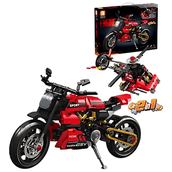 Конструктор HD Toys R8/2/3 Красный Количество деталей 545, 6+