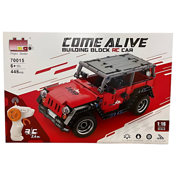 Конструктор с радиоуправлением HD Toys R16/28 Красный Количество деталей 448, 6+
