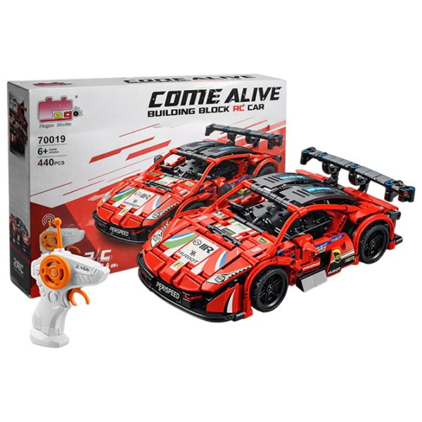 Конструктор с радиоуправлением HD Toys R16/28 Красный Количество деталей 440, 6+