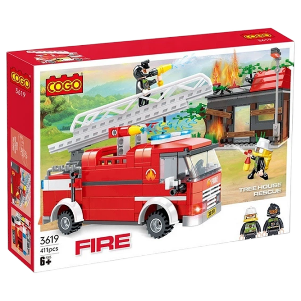 Конструктор HD Toys D1R7/17 Красный Количество деталей 411, 6+