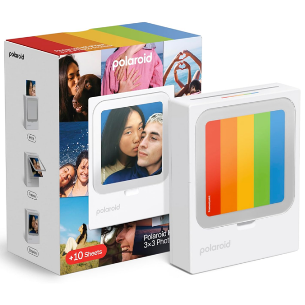 Foto imprimantă Polaroid Hi Print 3x3 E-Box Bundle (10 Shots) White  photo 2