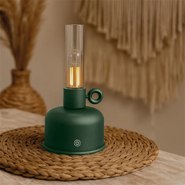 Светодиодная лампа Forever Light Vintage Petroleum Зеленый Аккумулятор photo 2