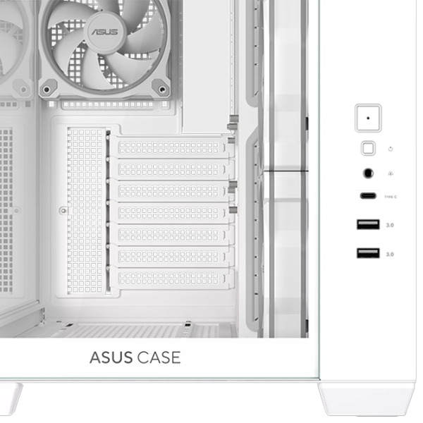 Корпус Asus A32 PLUS TG Белый micro ATX photo 13