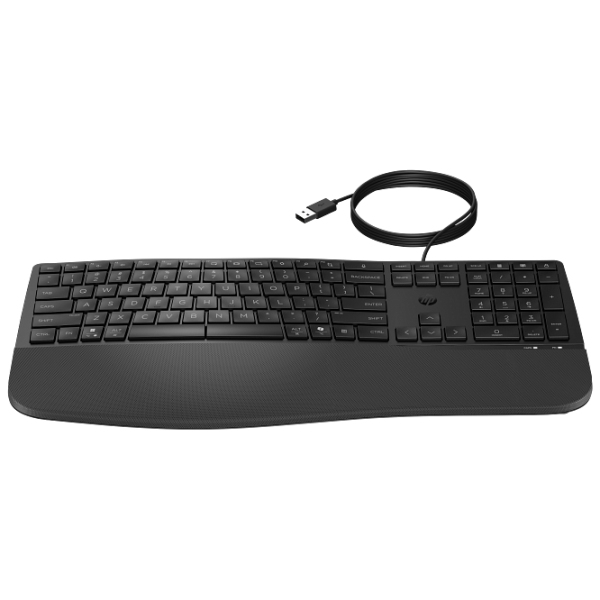 Клавиатура HP 480 Comfort Черный Для дома и офиса, Проводная photo 2