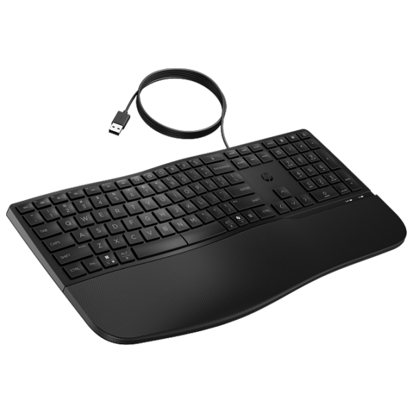 Клавиатура HP 480 Comfort Черный Для дома и офиса, Проводная photo 4