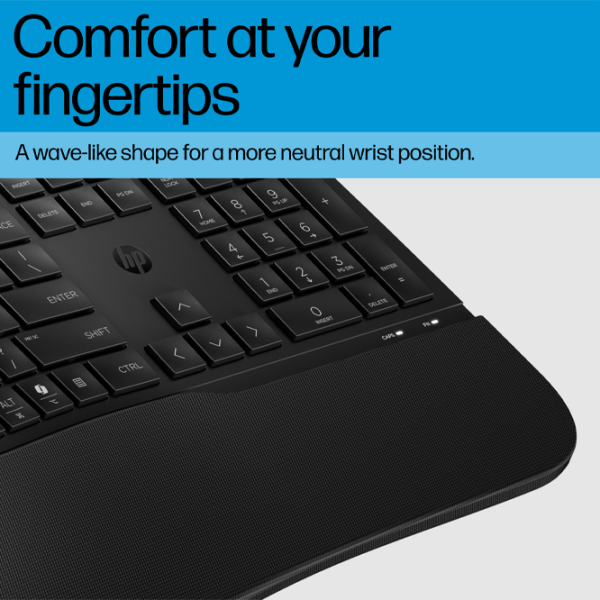 Клавиатура HP 480 Comfort Черный Для дома и офиса, Проводная photo 7