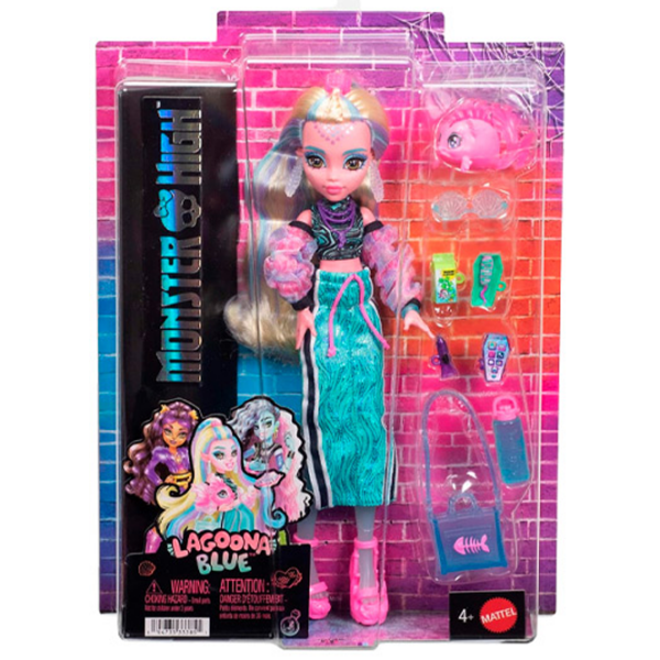 Păpușă Monster High Lagoona Blue model JHK33 4+ photo 3