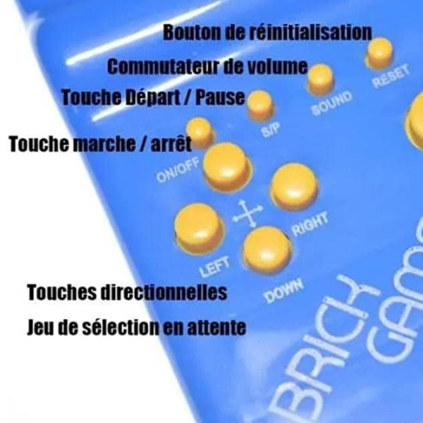 Портативная игровая консоль Telcon Retro Tetris Game Синий Универсальный, 6+ photo 7