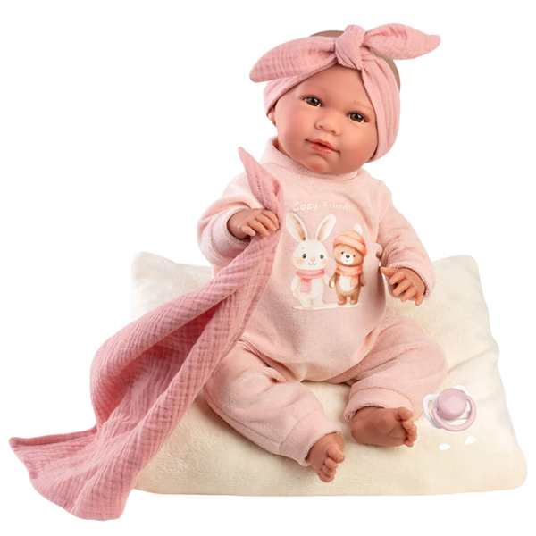Păpușă Llorens Cozy Friends bebeluș 74146 3+