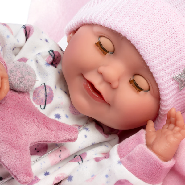 Păpușă Llorens Heidi Pijama Spacial bebeluș 74132 3+ photo 4