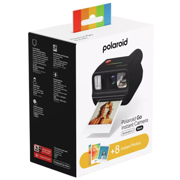 Cameră Foto Instant Polaroid Go Gen 3 E-Box Bundle (8 Shots) + Black , , f/14.4 - f/32 photo 3