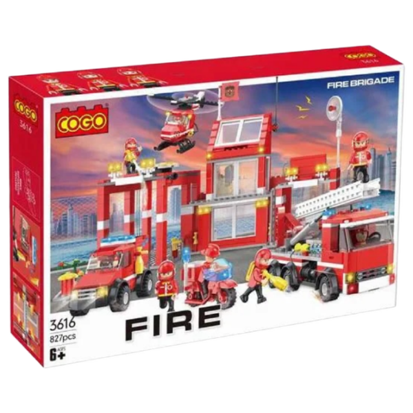 Конструктор HD Toys D1R7/6 Красный Количество деталей 827, 6+
