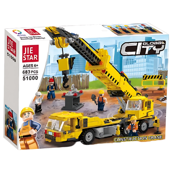Конструктор HD Toys D1R6/16 Желтый Количество деталей 693, 6+