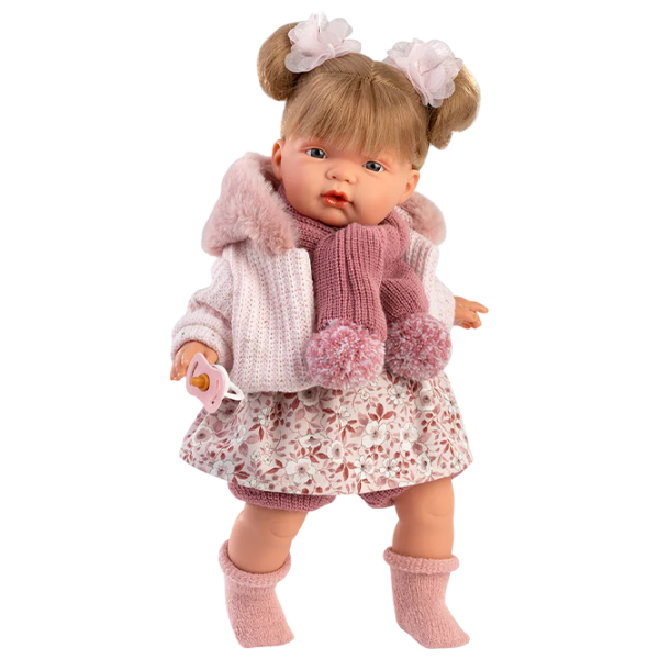 Păpușă Llorens Joelle Llorona Chaqueta Fucsia bebeluș 38372 3+