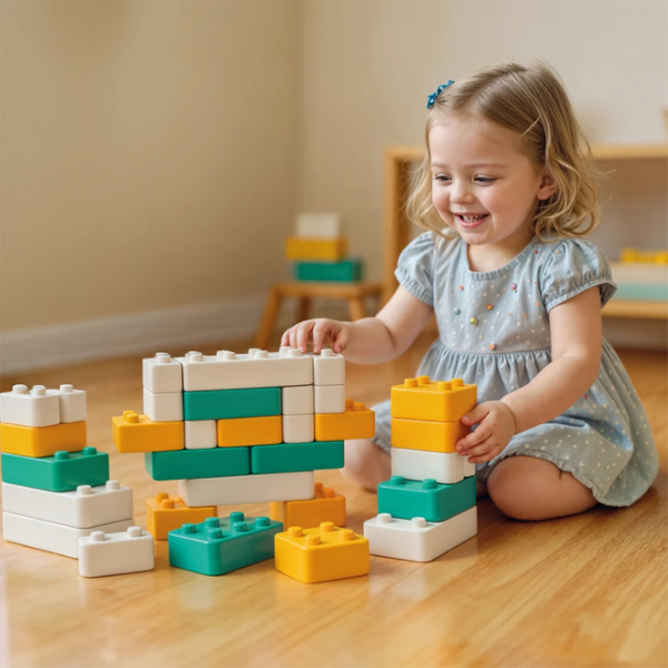 Конструктор Dolu Giant Bricks Разноцветный Количество деталей 48, 1+ photo 3