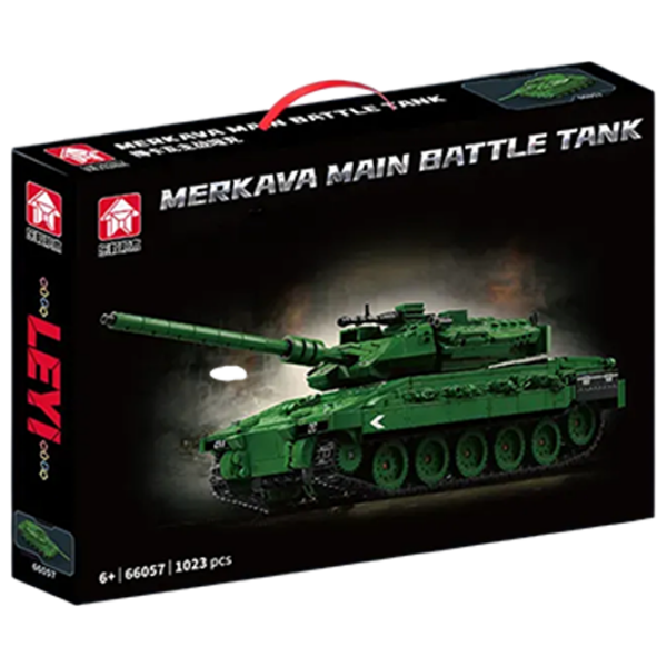 Конструктор HD Toys Merkava Main Battle Зеленый Количество деталей 1023, 6+