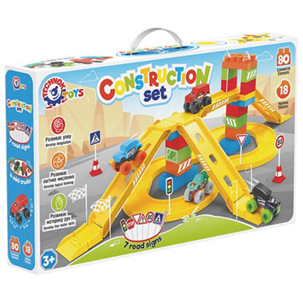 Constructor Technok R33/3 Yellow Numărul de piese 80, 3+