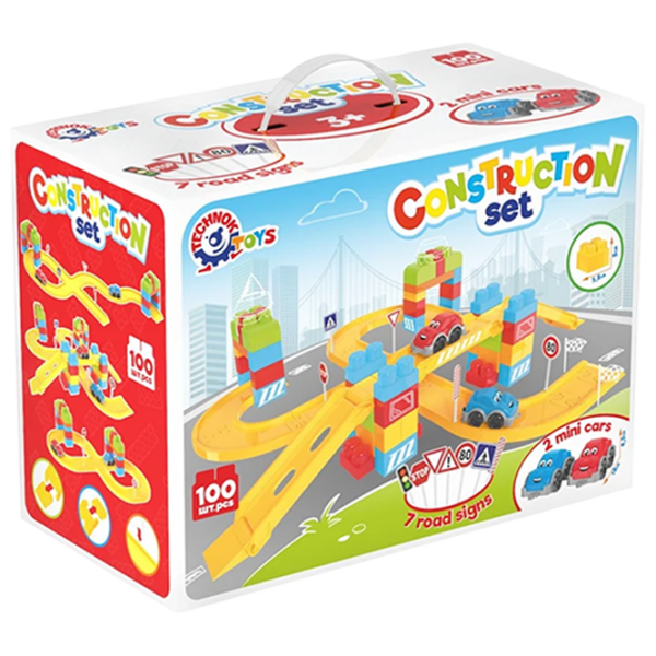 Constructor Technok R33/8 Yellow Numărul de piese 100, 3+