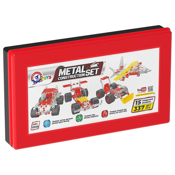 Constructor Technok R34/4 Red Numărul de piese 337, 5+
