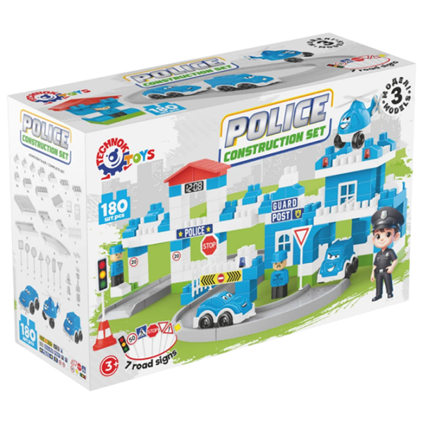 Constructor Technok R35/5 Blue Numărul de piese 180, 3+