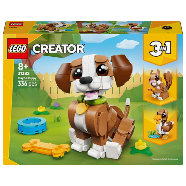 Constructor LEGO Playful Puppy Brown Numărul de piese 336, 8+