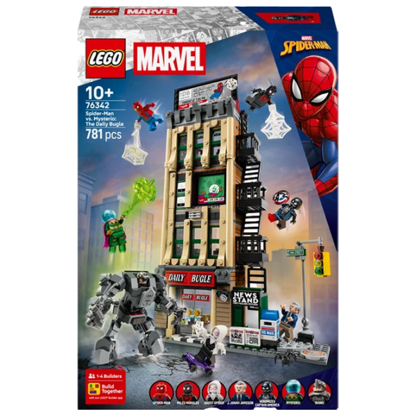 Конструктор LEGO Spider-Man Vs. Mysterio: The Daily Bugle Разноцветный Количество деталей 781, 10+