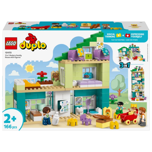 Конструктор LEGO Modern Family House Синий Количество деталей 166, 2+
