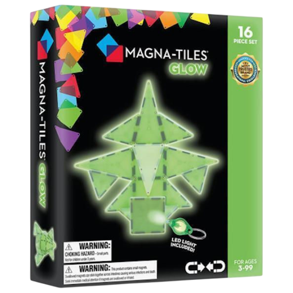 Constructor Magna-Tiles Glow Green Numărul de piese 16, 3+
