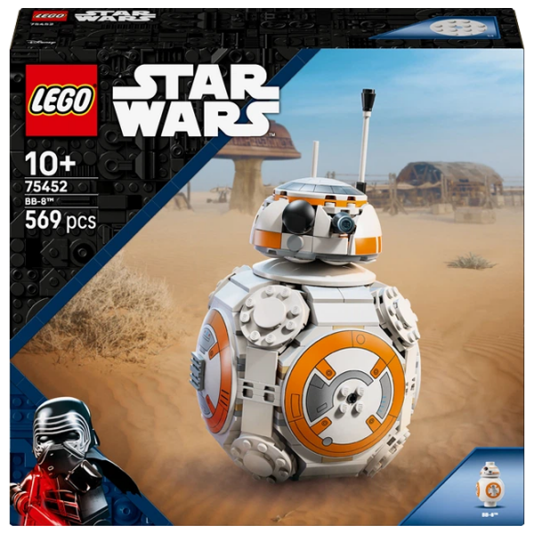Конструктор LEGO BB-8 Белый Количество деталей 569, 10+