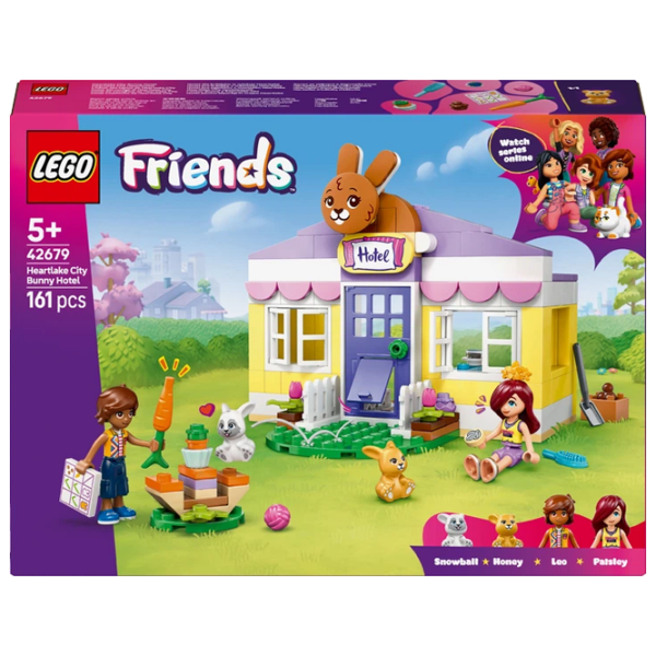 Constructor LEGO Heartlake City Bunny Hotel Yellow Numărul de piese 161, 5+