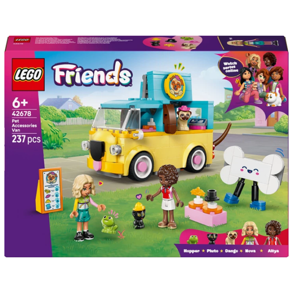 Конструктор LEGO Pet Accessories Van Желтый Количество деталей 237, 6+