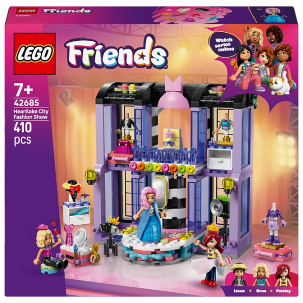 Constructor LEGO Heartlake City Fashion Show Violet Numărul de piese 410, 7+