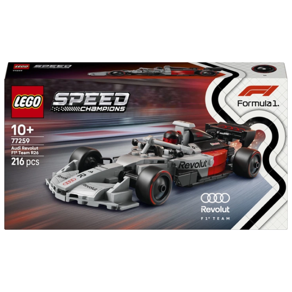 Constructor LEGO Audi Revolut F1 Team R26 Gray Numărul de piese 216, 10+