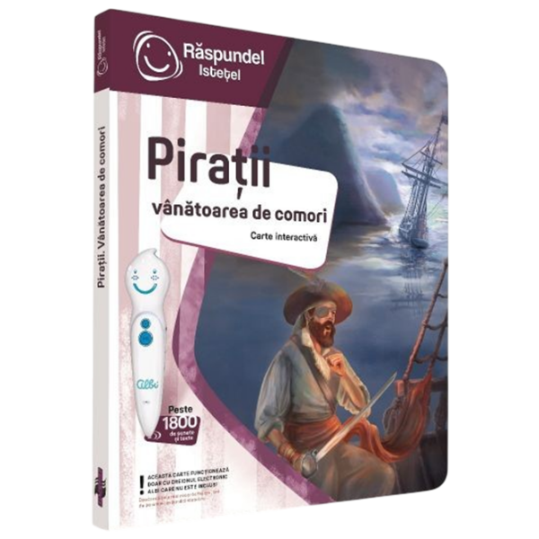 Carte educativă Raspundel Istetel Pirates Dezvoltare, 5+