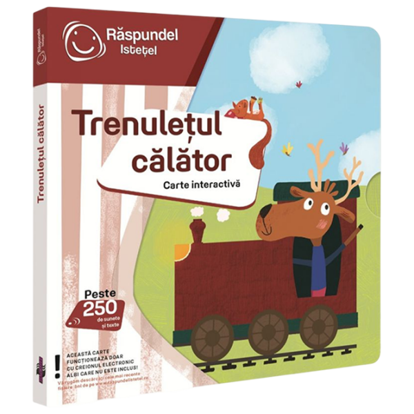 Carte educativă Raspundel Istetel Train Dezvoltare, 5+