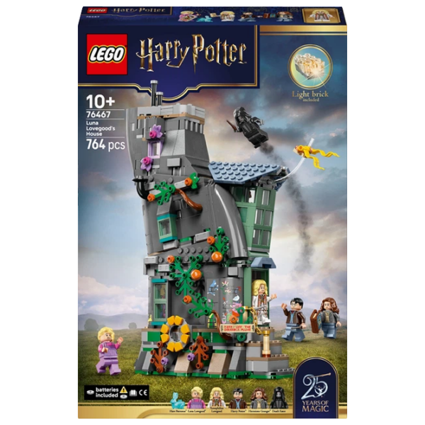 Constructor LEGO Luna Lovegood's House Gray Numărul de piese 764, 10+