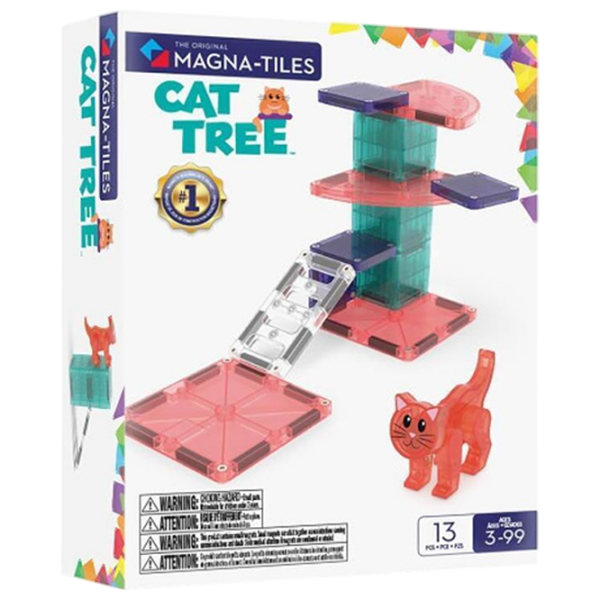 Constructor Magna-Tiles Cat Tree Multicolor Numărul de piese 13, 3+