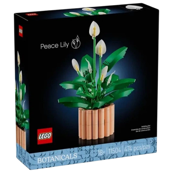 Constructor LEGO Peace Lily Green Numărul de piese 474, 18+