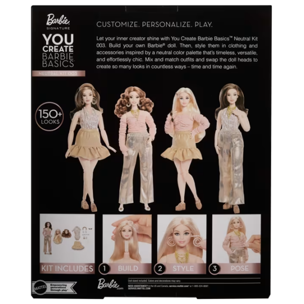 Кукла Barbie You Create Barbie Basics модель JJX37 3+ photo 2