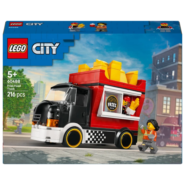 Constructor LEGO Fries Food Truck Red Numărul de piese 216, 5+