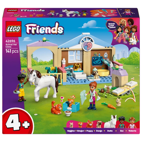 Конструктор LEGO Animal Vet Clinic Разноцветный Количество деталей 141, 4+