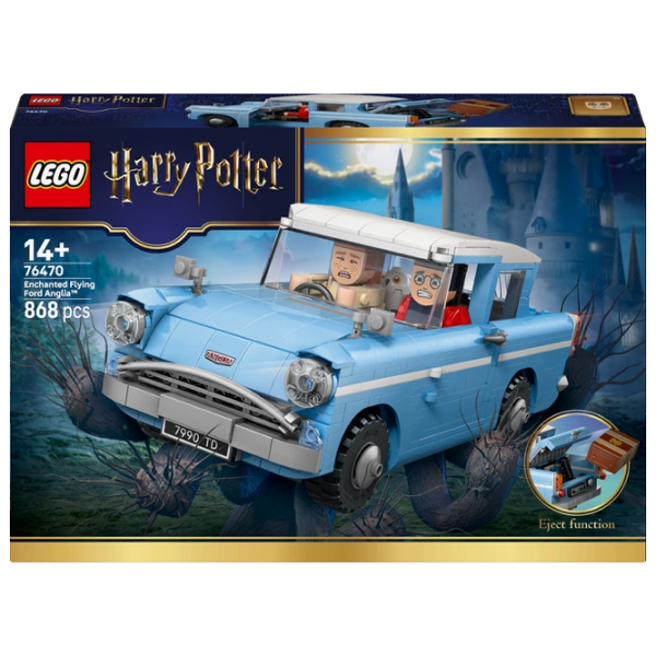 Конструктор LEGO Enchanted Flying Ford Anglia Синий Количество деталей 868, 14+