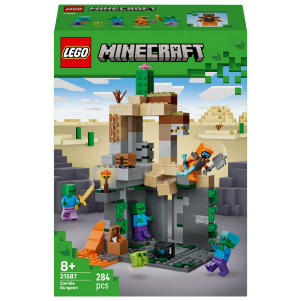 Constructor LEGO Zombie Dungeon Set Multicolor Numărul de piese 284, 8+