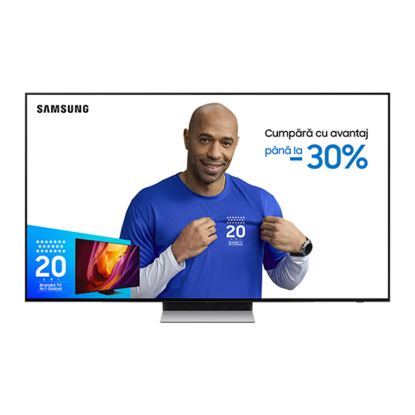 Televizor Samsung QE77S90FAEXUA Smart TV 4K Black 77" | QD OLED | 4K photo 1