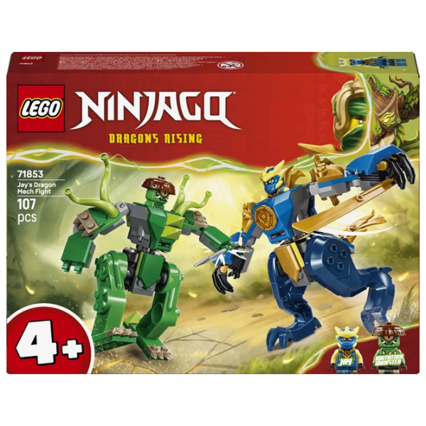 Конструктор LEGO Jay's Dragon Mech Fight Разноцветный Количество деталей 107, 4+