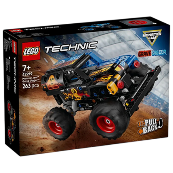 Конструктор LEGO Monster Jam Grave Digger Черный Количество деталей 263, 7+
