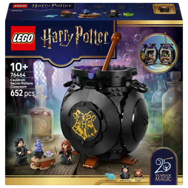Конструктор LEGO Cauldron Secret Potions Classroom Черный Количество деталей 652, 10+